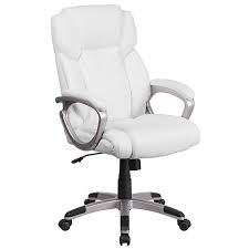 flash furniture faux leather mid back executive office chair white go2236mwh staples white office chair leather office chair contemporary office chairs