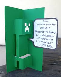 We always effort to show a picture with hd resolution or at least with perfect images. Free 3d Popup Minecraft Card Invitation Minecraft Birthday Minecraft Birthday Invitations Minecraft Party Invitations