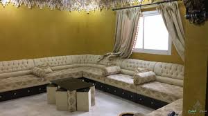 كنب مجلس خشب سنديان نظيف