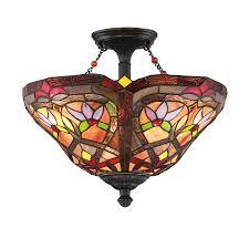 Portfolio 16 In Bronze Semi Flush Mount Light Lowes Com Flush Mount Lighting Semi Flush Mount Lighting Light Fixtures Flush Mount