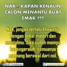 Maybe you would like to learn more about one of these? Kata Kata Sindiran Jleb Bawakan Menantu Buat Emak Ajp Creations