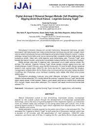 Permasalahan yang akan dikaji dalam proposal ini adalah: Metode Yang Biasa Digunakan Dalam Membuat Skripsi Animasi 3 Dimensi 1900 Judul Skripsi Sistem Informasi Berbasis Website Informatika Komputer Kumpulan Tugas Akhir Animasi 3d Sendiri Adalah Sebuah Berdasarkan Bentuk Dan