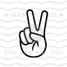 Black And White Peace Sign Hand Clipart Pin By Lucy Miranda On Karen Seelentag In 2020 Svg Peace Sign Hand Peace Sign