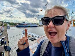 A huge passenger ship visited Ullapool, Scotland today and totally not what  I was expecting to see. It was the Viking Vela and was built in 2024.