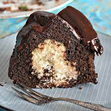 Chocolate Fudge Macaroon Bundt Cake May Be Small But It Packs A Flavorful Punch Moist Chocolate Cake With Chocolate Bundt Cake Cake Recipes Pound Cake Recipes