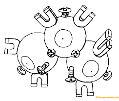 Search through 52570 colorings, dot to dots, tutorials and silhouettes. Magneton Pokemon Coloring Pages Cartoons Coloring Pages Coloring Pages For Kids And Adults