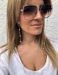 Wear Sunglasses Trendy Glasses Chains Bestyuan Stylish Eyeglass Chain  Necklace With Pearl Detail India