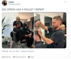 Zac efron has divided his fans with mullet transformation ahead of the reboot of 80s comedy three men and a baby. Zac Efron Has Grown A Mullet And Fans Are Loving It Vt