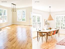 What i call the dining room is actually an open concept area between the kitchen and the sliding click next to get all the details about my from country to contemporary dining room makeover. 12 Rooms In 12 Months My Dining Room Makeover Reveal Paper And Stitch