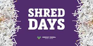 Free Shred Days - Vermont Federal Credit Union
