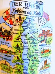 Looking for cheap bus tickets from köln to koblenz? German Pottery Beer Stein The Rhein River Koblenz To Koln Towns Colorful Picture Beer Steins German Beer Mug German Beer Steins