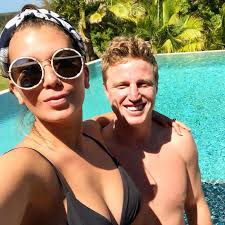 Embattled NRL star Brett Finch emerges with wife by his side