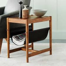Leather Sling Side Table Acorn Furniture Living Room Side Table New Furniture