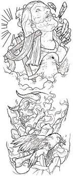 Good Evil Conflict Tattoo Sleeve Idea Photo By Ronnie Hicks Cartoon Tattoos Evil Tattoos Tattoo Designs