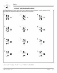 9 Worksheets On Simplifying Fractions For 6th Graders Math Fractions Worksheets Fractions Worksheets Simplifying Fractions