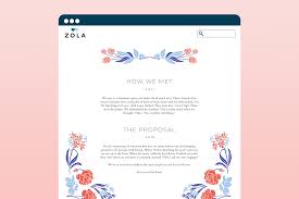 Some matching bios ideas for couples on tiktok Wedding Website Bio Couple Story Templates Zola Expert Wedding Advice