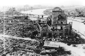 That bomb had more power than 20,000 tons of t.n.t. Am 6 August 1945 Fiel Die Atombombe Auf Hiroshima Das Bild Zeigt Den Sogenannten A Bomb Dome Reste Eines Verwaltungsgebaudes In Der Stadt Stuttgarter Zeitung