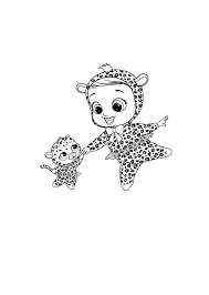 Bebe Lloron Para Colorear