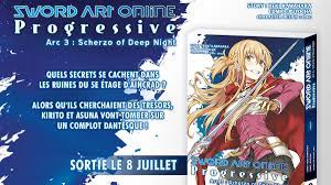 Le 8 juillet 2022 : Sortie en librairie de SWORD ART ONLINE PROGRESSIVE Arc  3 : Scherzo of Deep Night ! - Coyote Mag