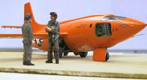 This model is autographed by chuck yeager on the right wing. Glamorous In Orange