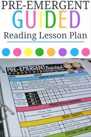Printable Guided Reading Lesson Plan For Pre Emergent Reading Group Just Check The Ac Guided Reading Kindergarten Guided Reading Guided Reading Lesson Plans