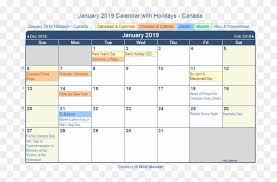 Please click on photo to enlarge. January 2019 Holidays Calendar Canada January 2019 Calendar Holidays Clipart 5713897 Pikpng