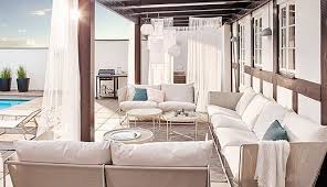Havsten Is A Series Of Beige Modular Outdoor Sofas And Armchairs That You Can Combine To Create A S Ikea Outdoor Outdoor Living Room Small Apartment Decorating