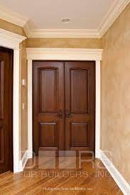 Not Sure If I Like The Stained Wood With The White Trim Baseboard Styles Doors Interior Custom Interior Doors