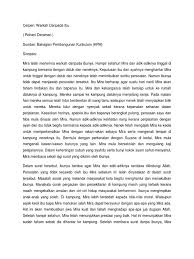 Ahmad mutawakkil yang merupakan watak utama dalam cerpen ini telah menzahirkan cintanya terhadap bangsa dan negara melalui contoh: Contoh Sinopsis Cerpen