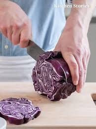Gebackene Rotkohlsteaks Mit Ziegenkase Rezept Mit Bildern Kohl Steaks Rezepte Ziegenkase
