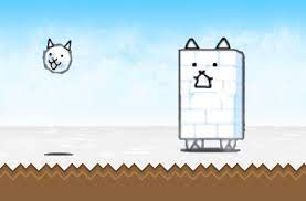 Fan-Made] It's Catsmas Eve! Here's Snowball Cat, and its evolution Snow Wall  Cat! : r/battlecats