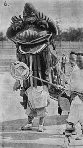 Mishymashy Chinese Lion Dance Lion Dance Old Photos