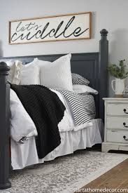 The best paint color for your master bedroom is going to be whatever makes you the happiest. Creating A Farmhouse Master Bedroom You Ll Love Start At Home Decor