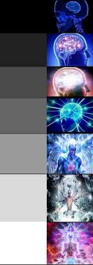 Expanding Brain Me Irl S Literally Just The Color White Day Know Your Meme