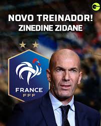 CONTRATA&Ccedil;&Atilde;O BOMB&Aacute;STICA! 🇫🇷 O astro do futebol franc&ecirc;s Zin&eacute;dine Zidane foi anunciado nesta ter&ccedil;a-feira (28) como t&eacute;cnico da sele&ccedil;&atilde;o da Fran&ccedil;a, ap&oacute;s 14 anos de trabalho de Didier Deschamps. "O cargo de