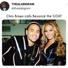 Chris Brown calls Beyoncé the GOAT & reflects on what he learned from her  while on tour @chrisbrownofficial @beyonce 💫🖤 #alabigramm #chrisbrown # beyonce