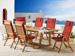 The extending dining table sets are made from strong materials that are highly durable to give you long lifespans. Extending Acacia Wood Garden Dining Table 160 220 X 90 Cm Java Beliani Co Uk