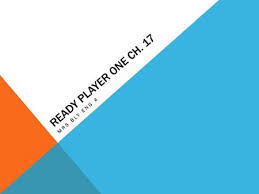 It's nothing.just a toy company. Ready Player One Ch 33 Mrs Bly Eng Ppt Download