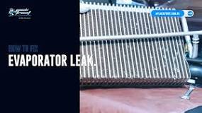 How to Fix an AC Evaporator Leak in Your Car?