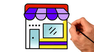 Have some time to yourself & enjoy these free coloring pages for adults. How To Draw A Cafe Shop Coffee Shop Cofee Restaurant Easy Step By Step Colouring Pages For Kids Book Youtube
