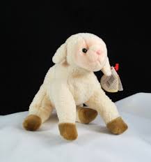 Ty Beanie Baby Ewey The Lamb Retired 4219