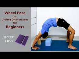 Wheel Pose Or Urdhva Dhanurasana For Beginners Youtube Wheel Pose Wheel Pose Yoga Poses