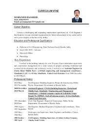 Similar to an elevator pitch, these 2 to 4 sentence long sections communicate why you're the ideal candidate for the job. Resume Objective Example Civil Engineer Civil Engineer Resume Sample