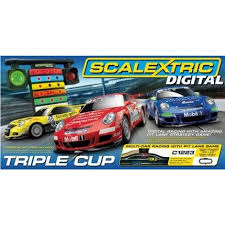 Scalextric Triple Cup Digital Race Set With Pit Lane Game 249 99 Scalextric Digital Racing Slot Racing