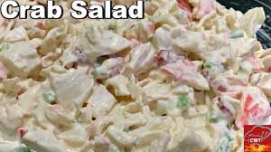 You want it to break up a bit . Best Imitation Crab Salad Recipe Youtube