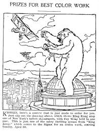 King kong is a gigantic gorilla living on the skull island, far away from civilization. These King Kong Coloring Pages Are Kind Of Terrifying Album On Imgur