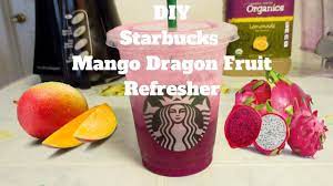 This mango dragonfruit refresher is a far cry from strawberry quick (a good thing), but it takes on a similar striking hue. Diy Starbucks Mango Dragon Fruit Refresher Youtube