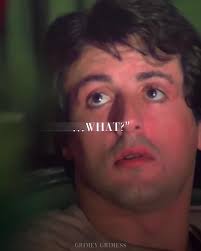 Sylvester Stallone Kiss in Rocky