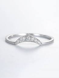 Stacking Curved Wedding Bandantique Women Art Deco14k Gold Etsy Curved Wedding Band Art Deco Wedding Band Vintage Engagement Rings