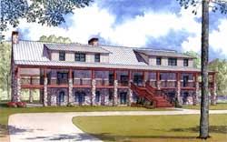 Log mansion home plan by golden eagle log timber homes. Country House Plan 11 Bedrooms 10 Bath 7998 Sq Ft Plan 12 1373